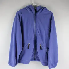 FU DA Sport Periwinkle Blue Fleece Zip-Up Jacket Women's Medium