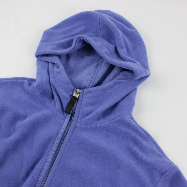 FU DA Sport Periwinkle Blue Fleece Zip-Up Jacket Women's Medium
