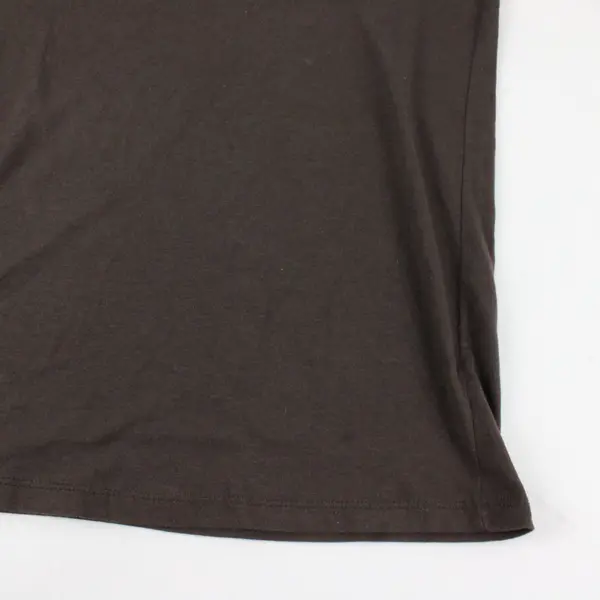 Mossimo Womens Solid Brown Elbow Sleeve Top XXL Cotton Spandex Stretch
