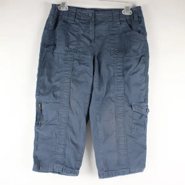 Style & Co. Blue Low-Rise Cargo Capris Women's Size 6P