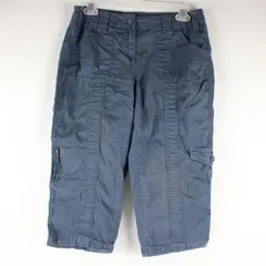Style & Co. Blue Low-Rise Cargo Capris Women's Size 6P