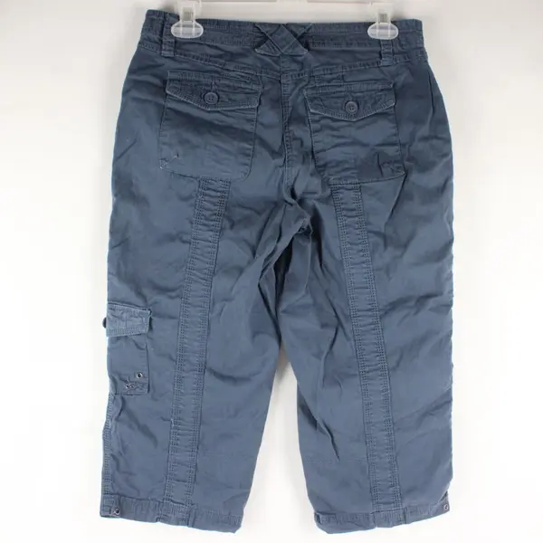 Style & Co. Blue Low-Rise Cargo Capris Women's Size 6P