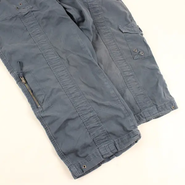 Style & Co. Blue Low-Rise Cargo Capris Women's Size 6P