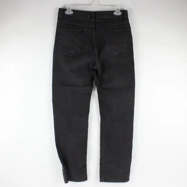 Lee Platinum Label Black Classic Fit Straight Jeans Women's Size 8 Short FLAWED
