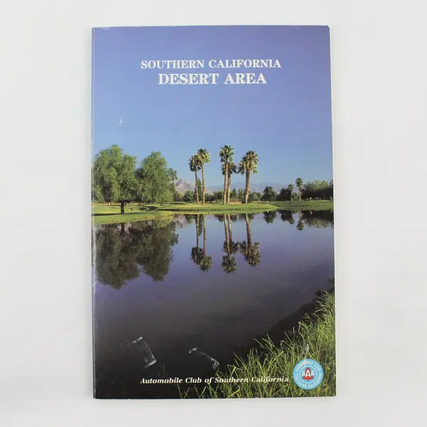 Vintage 1989 Southern California Desert Area From Automobile Club of SC PB