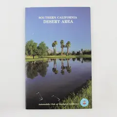 Vintage 1989 Southern California Desert Area From Automobile Club of SC PB