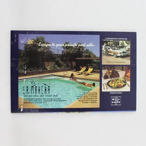 Vintage 1989 Southern California Desert Area From Automobile Club of SC PB