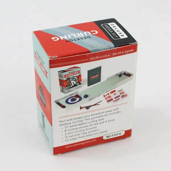 Running Press Desktop Curling Deluxe Mega Kit Mini Rulebook Box 2020