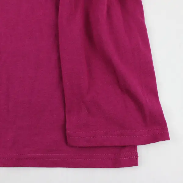 Garland Womens Pink 3/4 Sleeve Top Cotton Polyester Size M