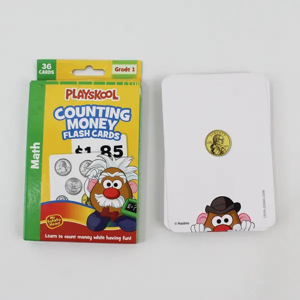 Playskool Lot of 2 Addition & Counting Money Flash Cards 36 Ct Grade 1 2021