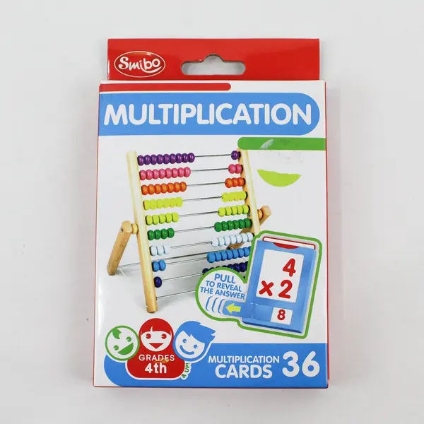 Smibo Multiplication Flash Cards 4th Grade 36 Cards Boxed 850013/DOM