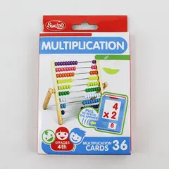 Smibo Multiplication Flash Cards 4th Grade 36 Cards Boxed 850013/DOM