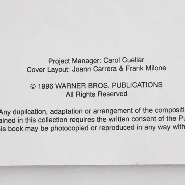 Because You Loved Me & Other Hot Pop Singles Arranged Dan Coates 1996 PB Piano