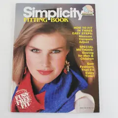 Vintage Simplicity Fitting Book 1984 Paperback How-To Book Good