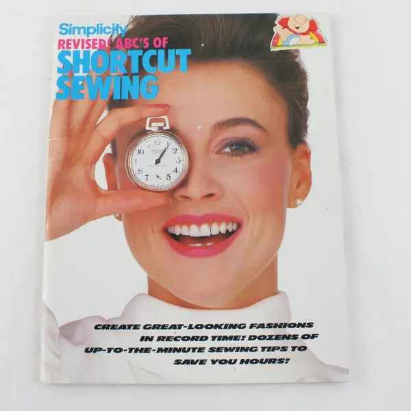 Vintage Simplicity Revised! ABC's of Shortcut Sewing 1984 How-To Paperback 