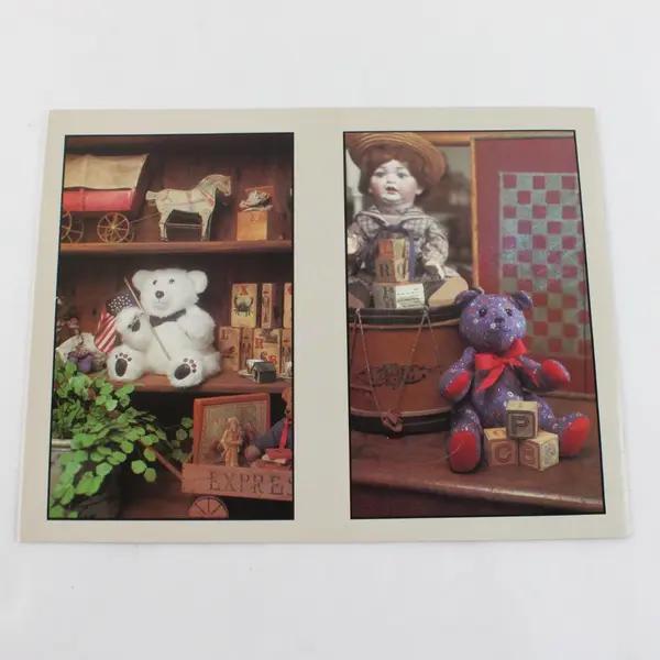 Vintage 1983 Sewing Patterns Collectable Teddy Bears by Dan Gill Kay Dahler PB