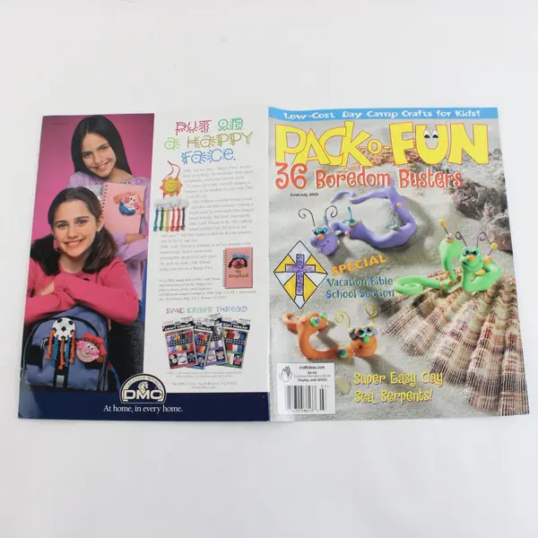 Pack-o-Fun Magazine June/July 2003 Featuring 36 Boredom Busters PB