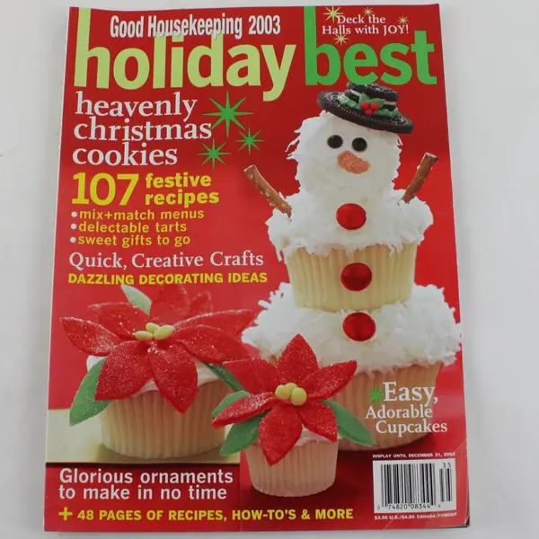 Annual Magazine Good Housekeeping 2003 Holiday Best Heavenly Christmas Cookies
