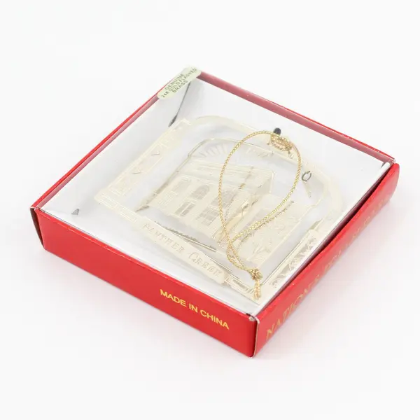 2008 McMinnville Oregon Panther Creek 24K Brass Ornament w Box