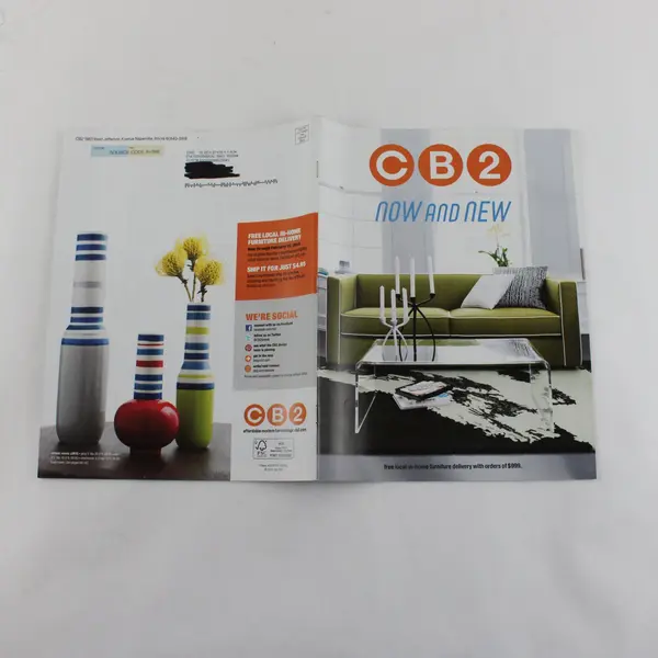 2013 CB2 Now and New Catalog Featuring Affordable Modern Furnishings
