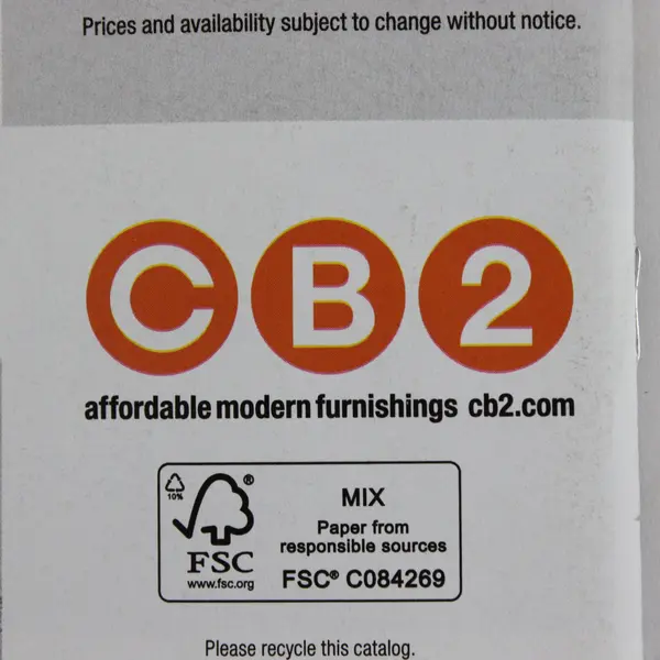 2013 CB2 Now and New Catalog Featuring Affordable Modern Furnishings