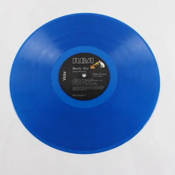 Elvis Presley Moody Blue Blue Vinyl 12" LP RCA Victor