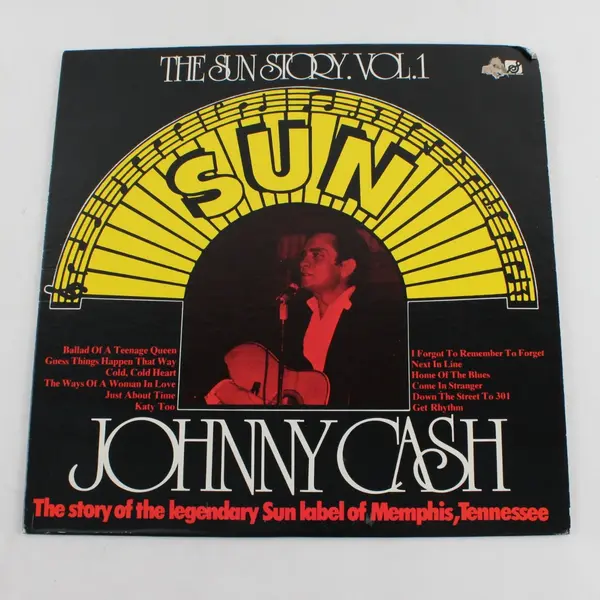 The Sun Story Volume 1 Johnny Cash 12" Vinyl Record