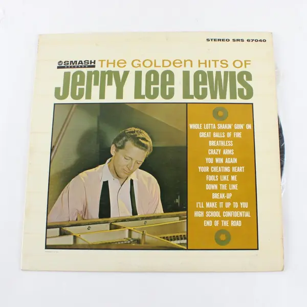 Jerry Lee Lewis The Golden Hits of Jerry Lee Lewis LP Smash Vinyl