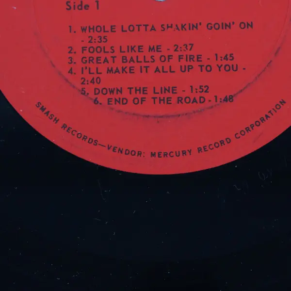 Jerry Lee Lewis The Golden Hits of Jerry Lee Lewis LP Smash Vinyl