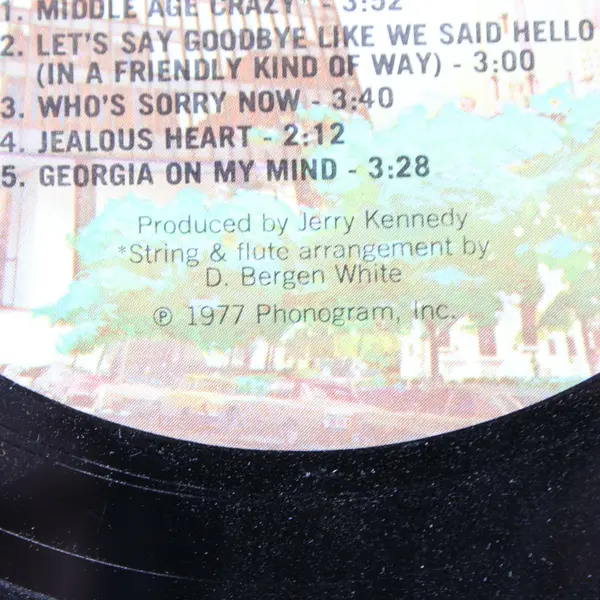 Jerry Lee Lewis Country Memories 12" Vinyl LP