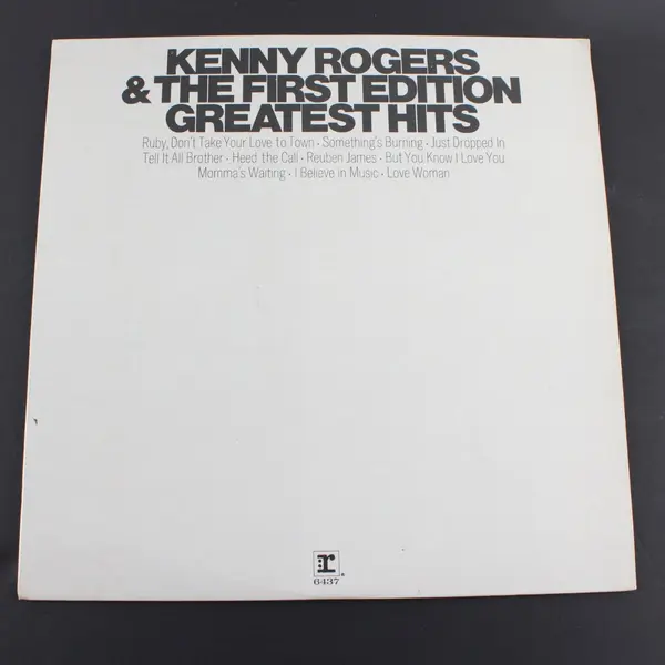 Kenny Rogers & The First Edition Greatest Hits 12" Vinyl Record