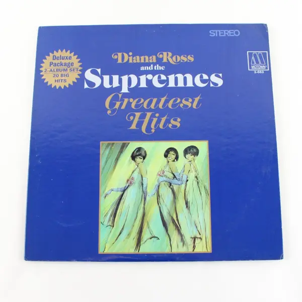 Diana Ross & The Supremes Greatest Hits 2LP Motown LP 2 Sides 3-4 Vinyl