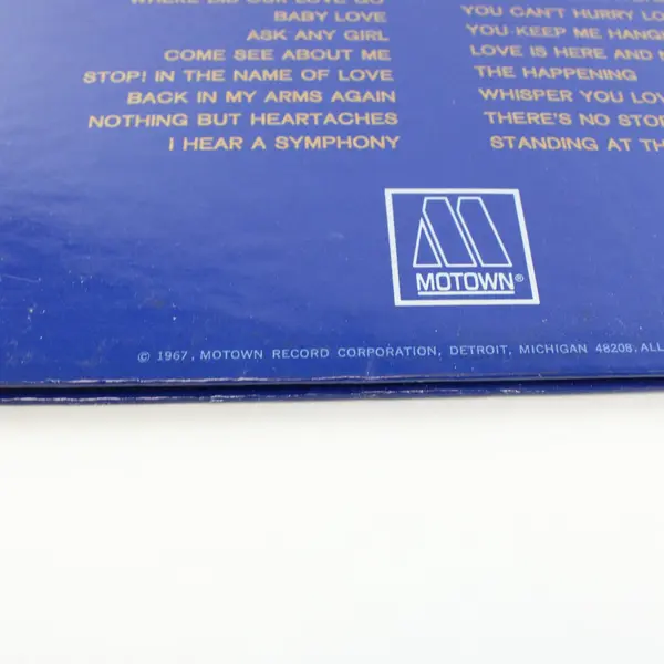 Diana Ross & The Supremes Greatest Hits 2LP Motown LP 2 Sides 3-4 Vinyl