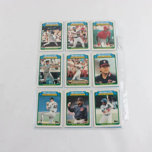 1990 Topps Woolworth Baseball Highlights Lot Vintage MLB Cards
