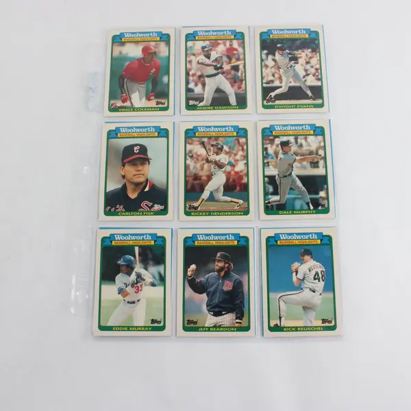 1990 Topps Woolworth Baseball Highlights Lot Vintage MLB Cards