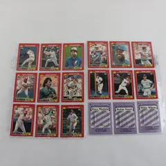 1990 Topps Kaybee Kings of Baseball  Photo Cards 33 Baseball Cards Complete Set