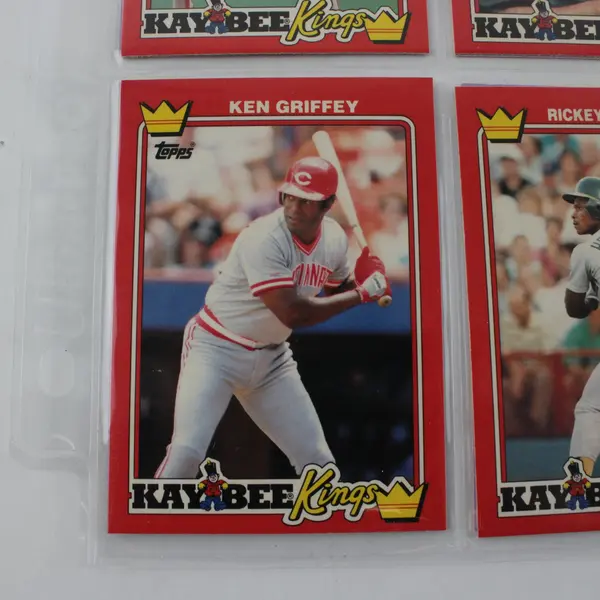 1990 Topps Kaybee Kings of Baseball  Photo Cards 33 Baseball Cards Complete Set