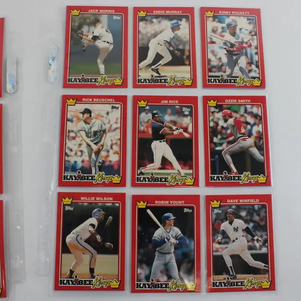 1990 Topps Kaybee Kings of Baseball  Photo Cards 33 Baseball Cards Complete Set