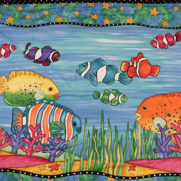 Blue Ocean Theme Blanket Wall Hanging Tapestry 50x60