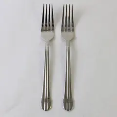 Two 18/10 Stainless  Dinner Forks by International in the Pattern INS453