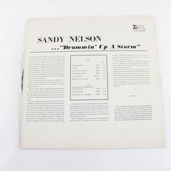 Sandy Nelson Drummin’ Up A Storm 12" Vinyl Record