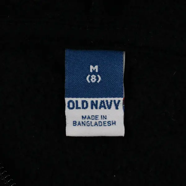 Old Navy Black Youth M(8) Zip Up Hooded Sweatshirt 