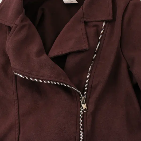 Love Squared Girls Burgundy Jacket Size 12 Full Zip Long Sleeve