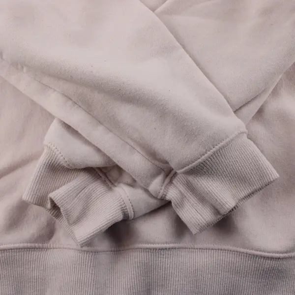 H&M Relaxed Fit Sweatshirt Solid Light Pink Pullover Crewneck Small