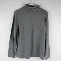 Merona Gray Long Sleeve Stretch Turtleneck Top Women's Large