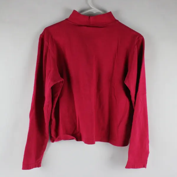 Great Northwest Pink Cropped Long Sleeve Shirt Women's L