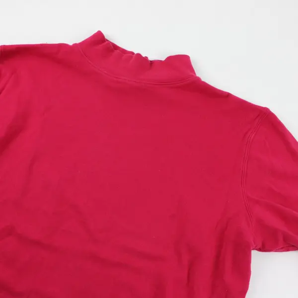 Great Northwest Pink Cropped Long Sleeve Shirt Women's L