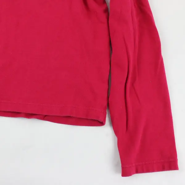 Great Northwest Pink Cropped Long Sleeve Shirt Women's L