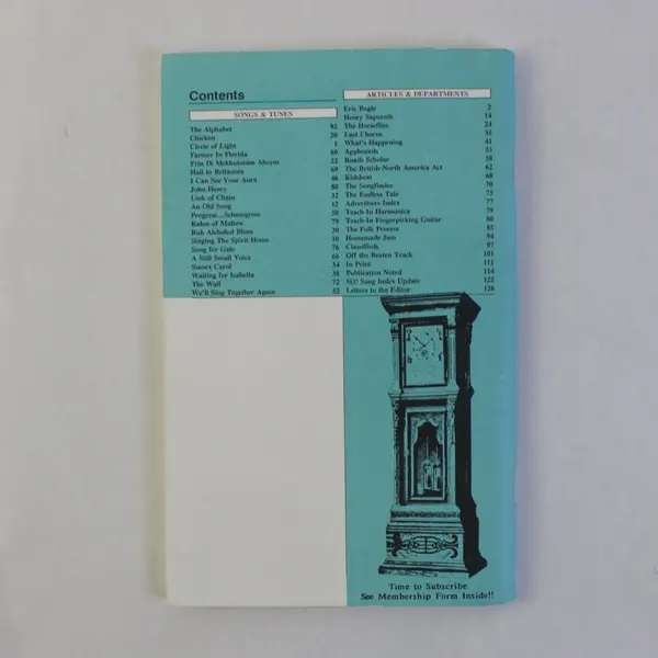 Sing Out! The Folk Song Magazine, Vol. 34, No. 1 Winter 1989 Eric Bogle