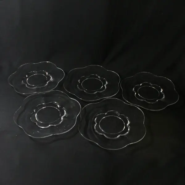 Set Of 5 Duncan Miller Canterbury 8 Inch Luncheon Plates